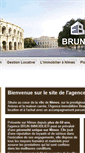 Mobile Screenshot of brunimmobilier.fr