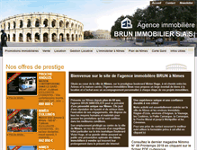 Tablet Screenshot of brunimmobilier.fr