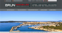 Desktop Screenshot of brunimmobilier.com
