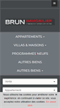 Mobile Screenshot of brunimmobilier.com
